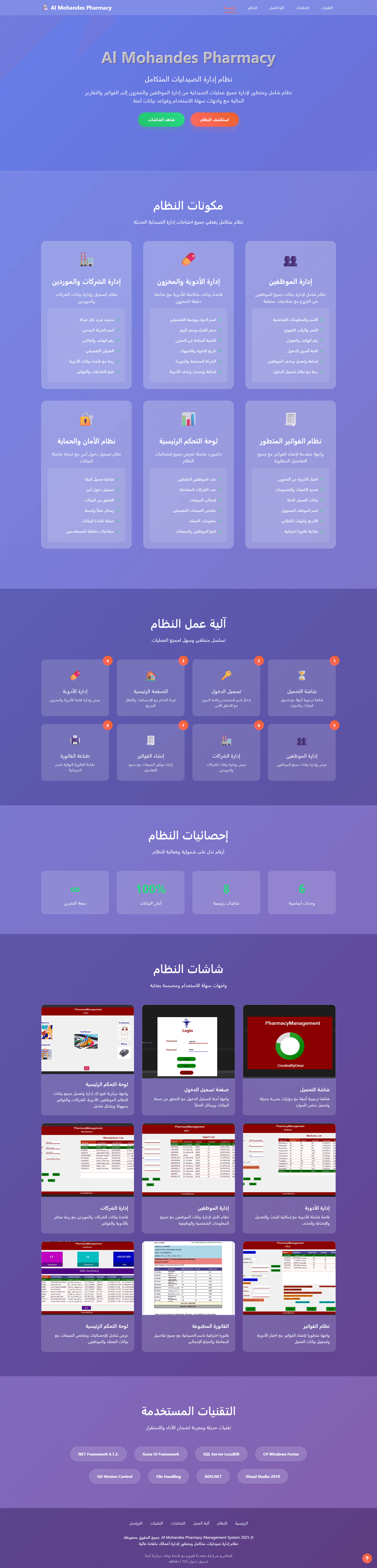 Pharmacy Management System screenshot